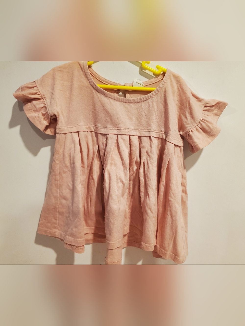 GAP 4 Years Soft Blush Peplum Tee